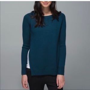 Lululemon yin to you wool sweater grey